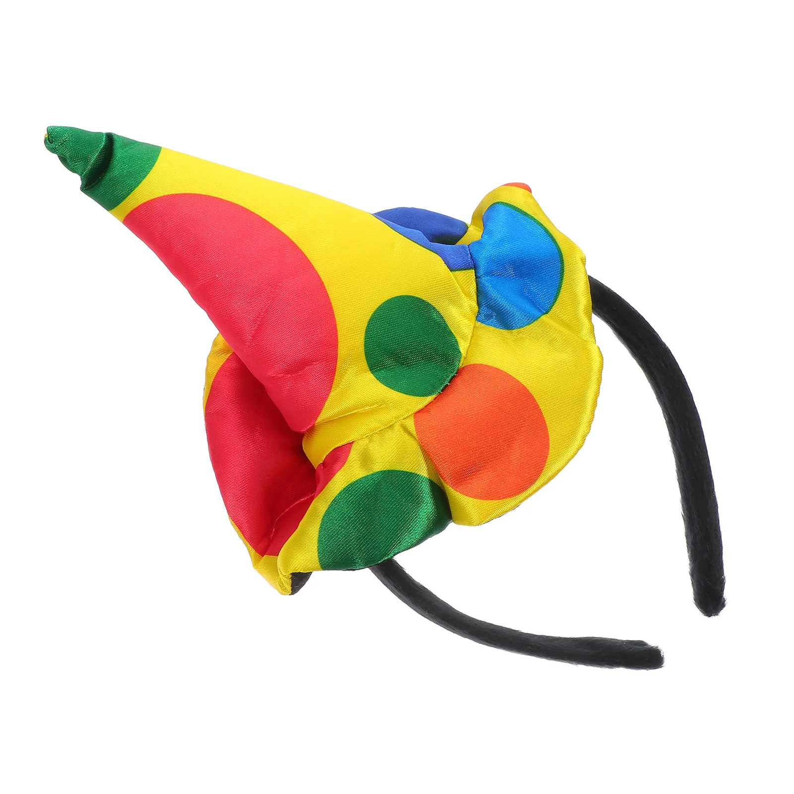 

2Pcs Delicate Clown Hair Hoops One Size Fits Most Funny Party Prop for Adults Cosplay Event Lovely Headwear Decoration