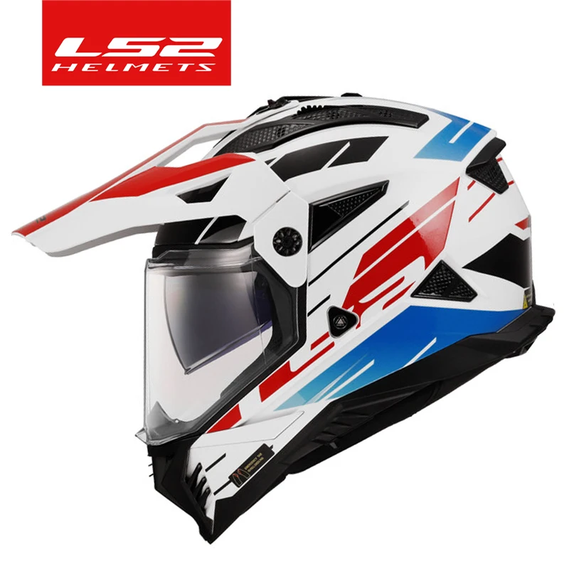 

LS2 MX702 PIONEER II Adventure Helmets LS2 Motorcycle Helmet Visor Helmet ECE Off Road Capacete Moto New Arrival