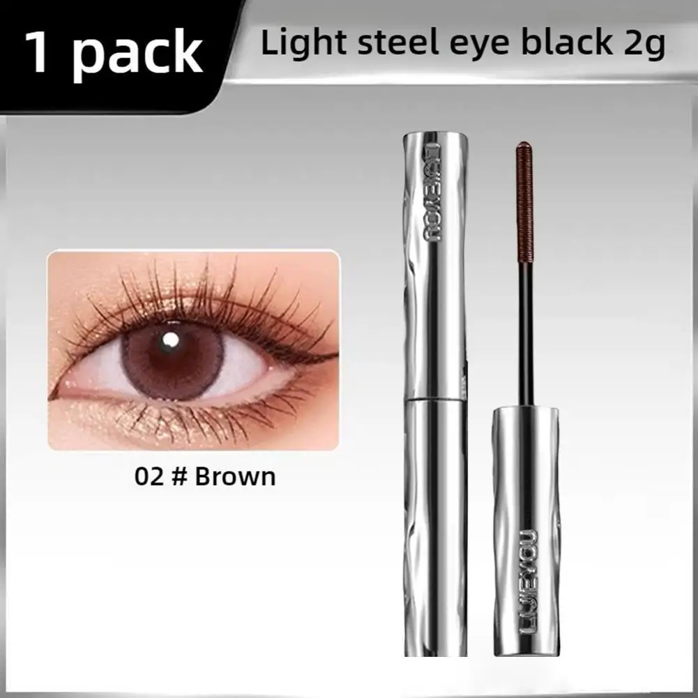Nuovo Tubo di Acciaio Ultra-fine Mascara Impermeabile Lungo Curling Trucco 4D Curling Estensioni Lunghi Nero Naturale Ciglia Curling Y2W0