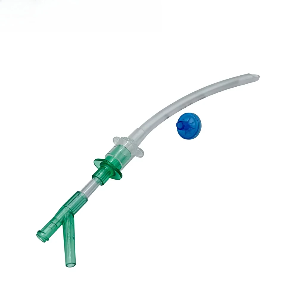 Disposable Medical Grade Silicone Nasopharyngeal Airway End-tidal Function  Medical Ventilation