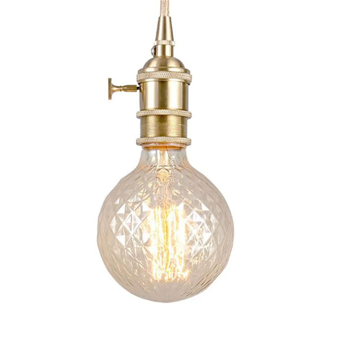 1/3/6/9pcs Pack G95 Pineapple Bulb Retro Edison Lamp Dimmable 40W 2300K Decorative Filament Bulbs for Restaurants Cafes Bar