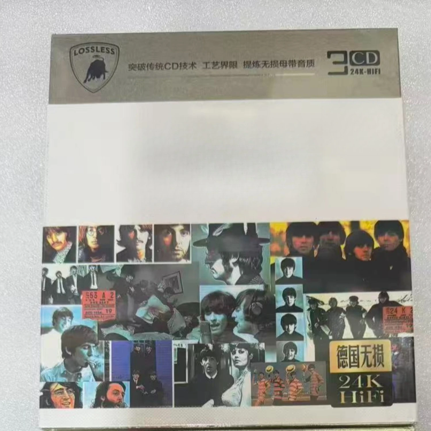 Vintage British Classic Pop Rock 24K HiFi Gold Music Disc Set, Lossless Remastered Audio for Home Stereo & Car HiFi System