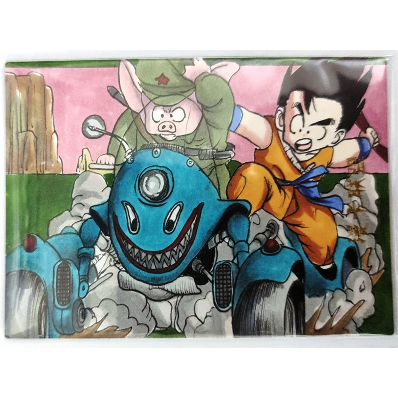 Anime Dragon Ball Son Goku Android #21 Master Roshi Hand Drawn Cards Collectible Cards Toy Christmas Birthday Gift