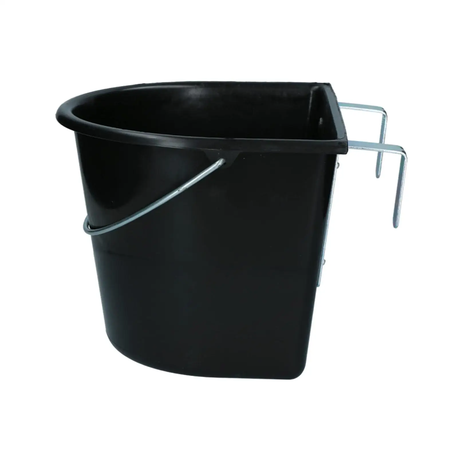 Livestock Feeder Heavy Duty PP Material Animal Feed Bucket 12L Horse Feeder Pan for Farm Cattle Goat Pig