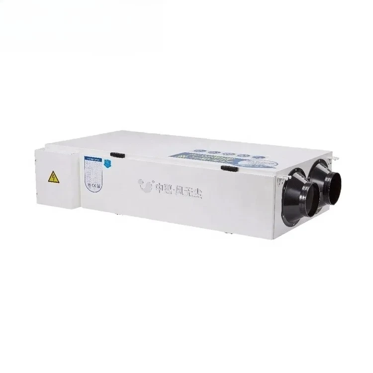 Heating exchanger fresh air ventilation duct fan air to air unit