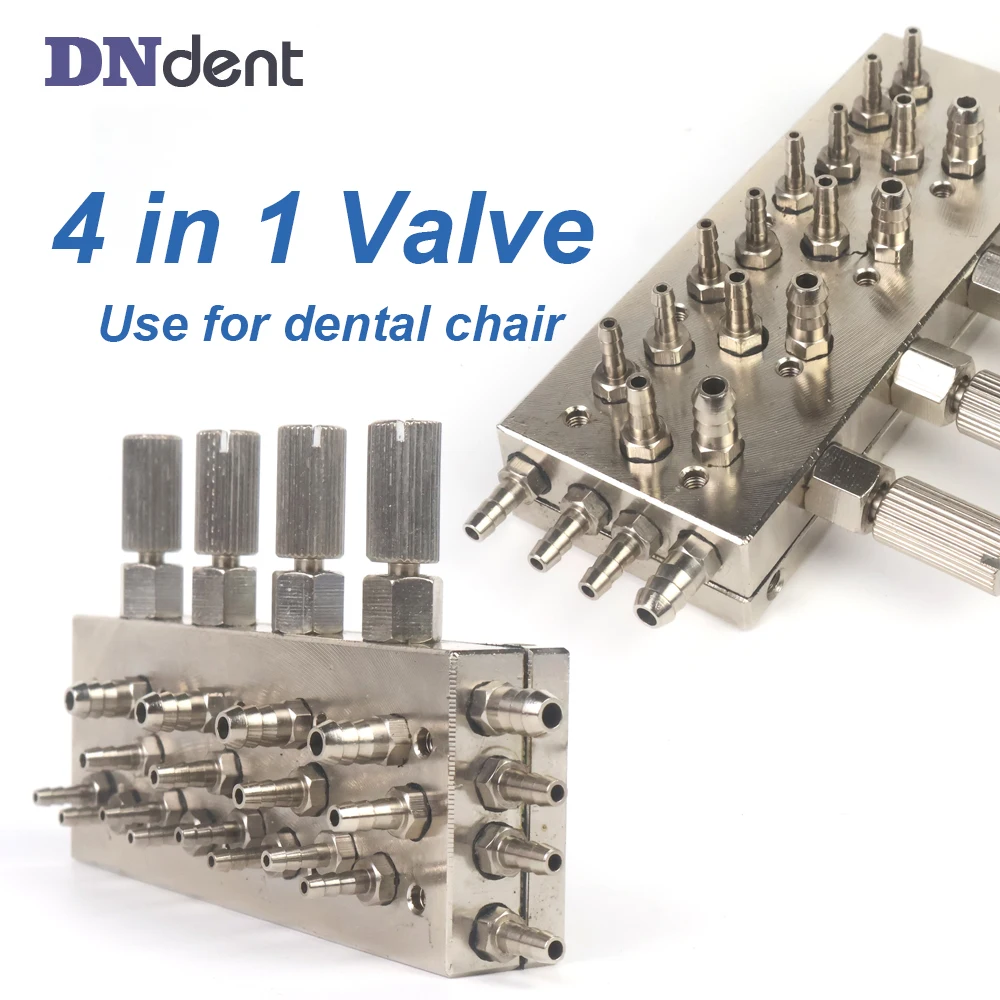 

4 в 1, стоматологический интегрированный клапан управления, стоматологический блок, кресло для воздуха/вода, четырехкратная мембрана, мембранные детали клапанов, инструменты, оборудование