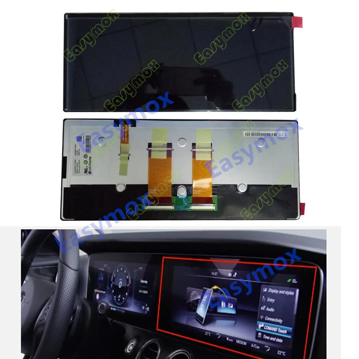 12.3 Inch LCD Display LA123WF1(SR)(01) For Mercede Benz W213 W238 E300 E200 E63 E43 Navigation Screen A2138100815