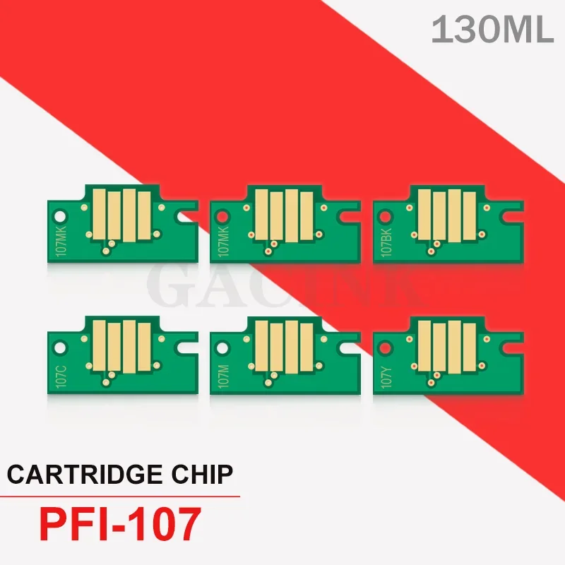 Ink Cartridge ARC Chip PFI107 PFI 107 PFI-107 For Canon IPF780 IPF785 IPF670 IPF770 IPF670 IPF680 IPF685 IPF770 Printer Chips