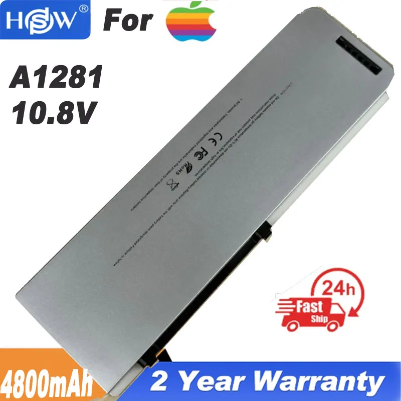 10.8V 50WH Model A1281 laptop battery For Apple For macbook Pro 15 