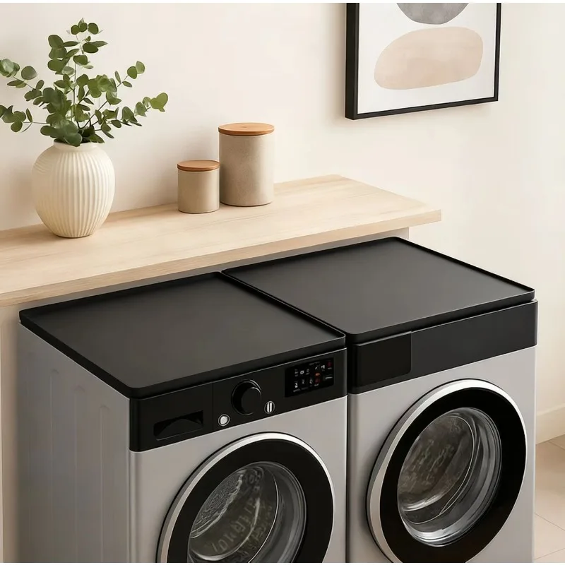 

Силиконовый утолщенный коврик для стиральной машины: водонепроницаемый, устойчивый к царапинам, с защитой от солнца, квадратный, многофункциональный, для хранения и использования с сушилкой