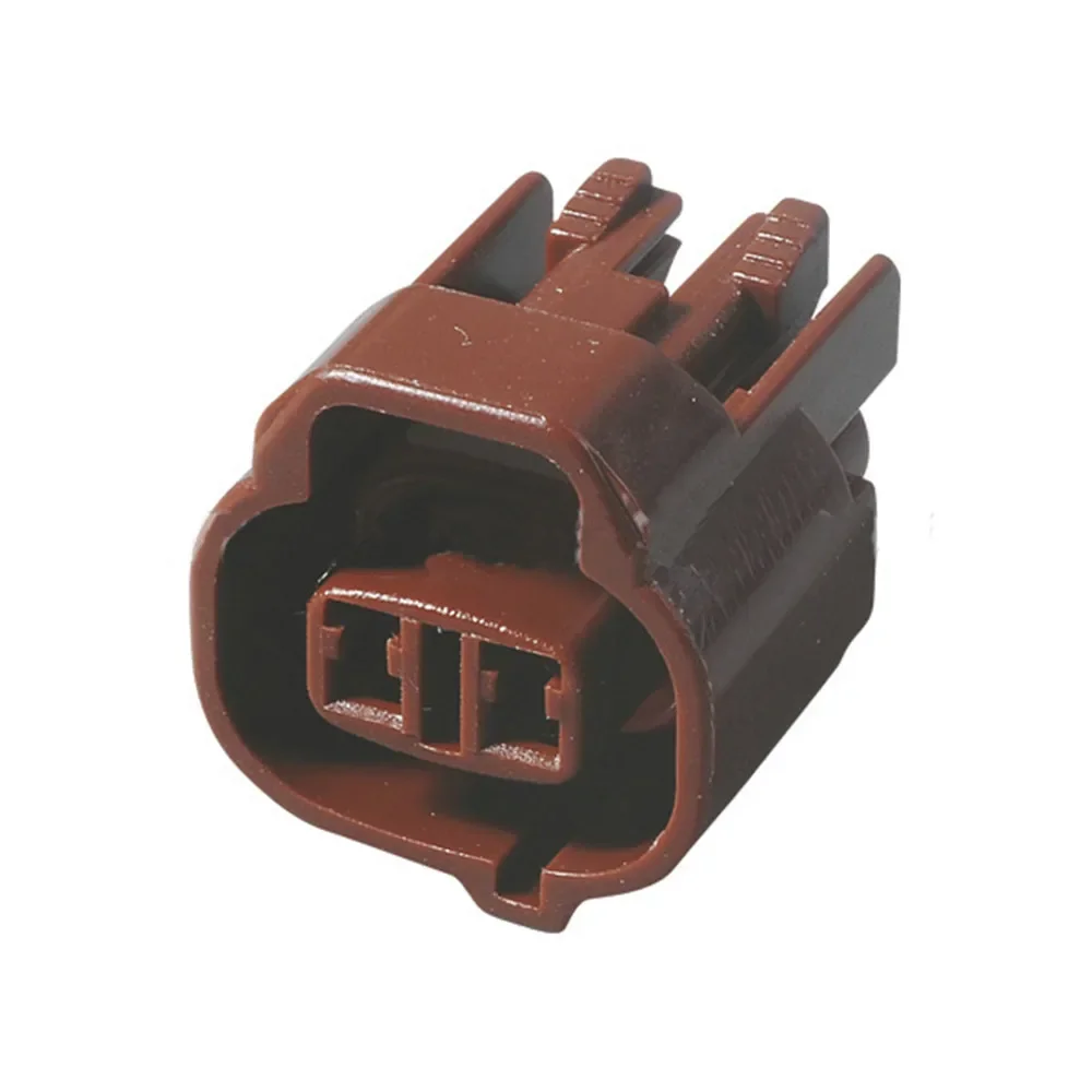 5/10/20/50/100/200sets 2Pin auto brown female fuel Injector plug wiring Connector 6189-0033