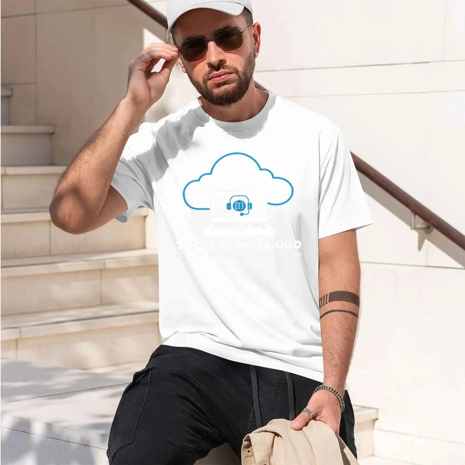 There Is No Cloud Te Support Tenology Computer Engineer Grh Tees ClHigh Quality Goth Style 2026 New Model Short-sleeve crewneck