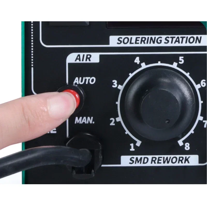 

1pc Intelligent Hot Air Gun Desoldering Station Power Supply Three-in-one 30V 5A Constant Temperature Electric Sol