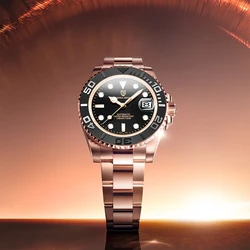 PAGANI DESIGN Sports Men Mechanical Wristwatch Sapphire Luxury Automatic Watch for Men Stainless Steel Waterproof Clock