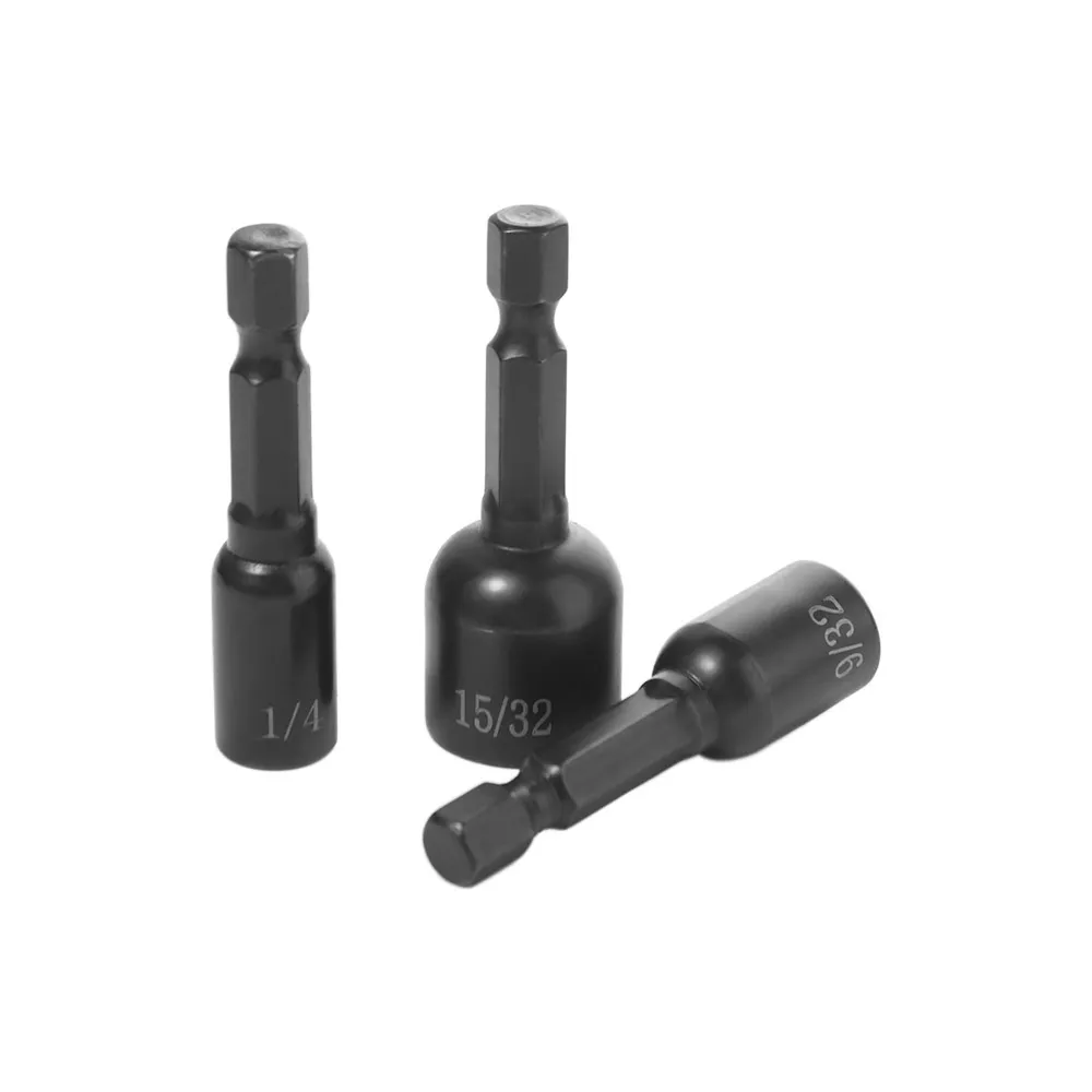 

Magnetic Hex Socket Sleeve Metric/Inch Multifunctional Impact Socket 6mm Handle High-carbon Steel Hexagonal Socket Repair