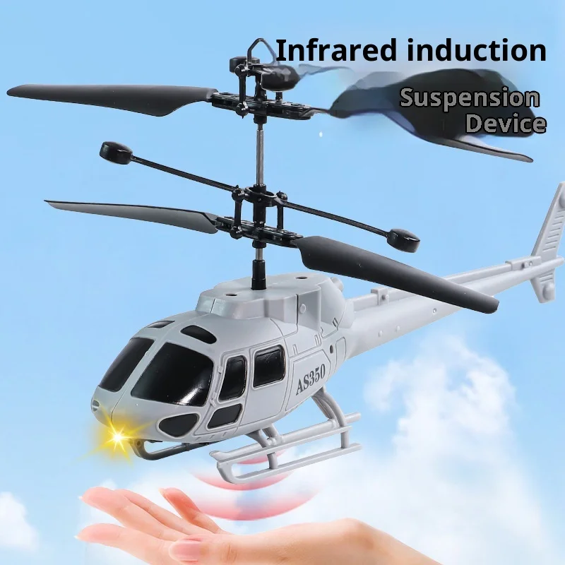 RC Remote Control Military Helicopter Rechargeable Drop Resistant Suspension Induction Flying Toy For Adult Indoor Outdoor Hobby