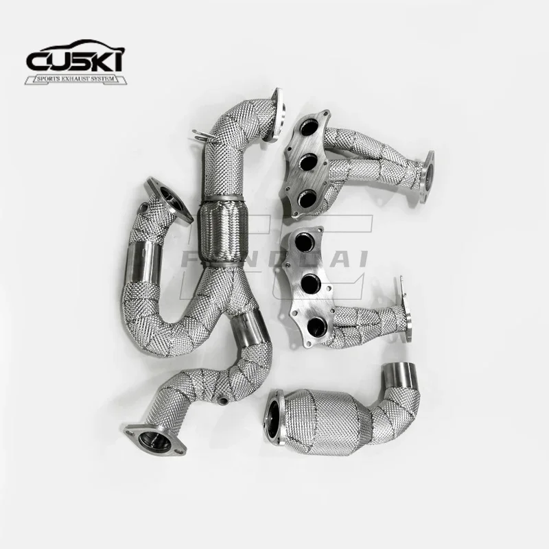 

Аксессуары для модификации автомобильных выхлопных газов из нержавеющей стали, подходящие для выхлопного коллектора LOTUS Evora 3.5 GT410 2018-2021 гг.