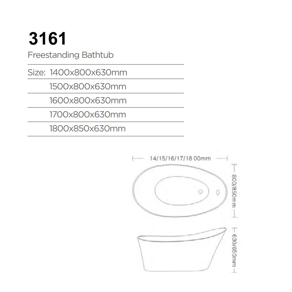 Modern Freestanding Bathtub, Romantic Soaking Bathtub, Scratch-resistant, Easy To Clean, Suitable for Bathrooms Hotel