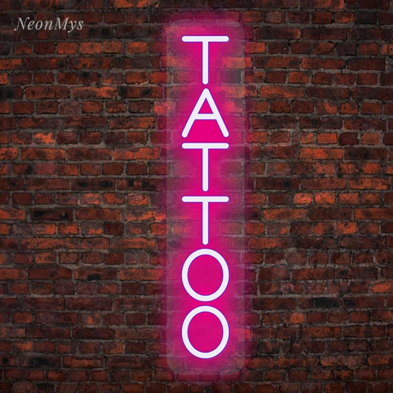 Tattoo Studio LED Neon Light Tattoo Lovers Home Room Wall Art Decoration Lamp Tattoo Neon Business Shop Signboard Wall Decor