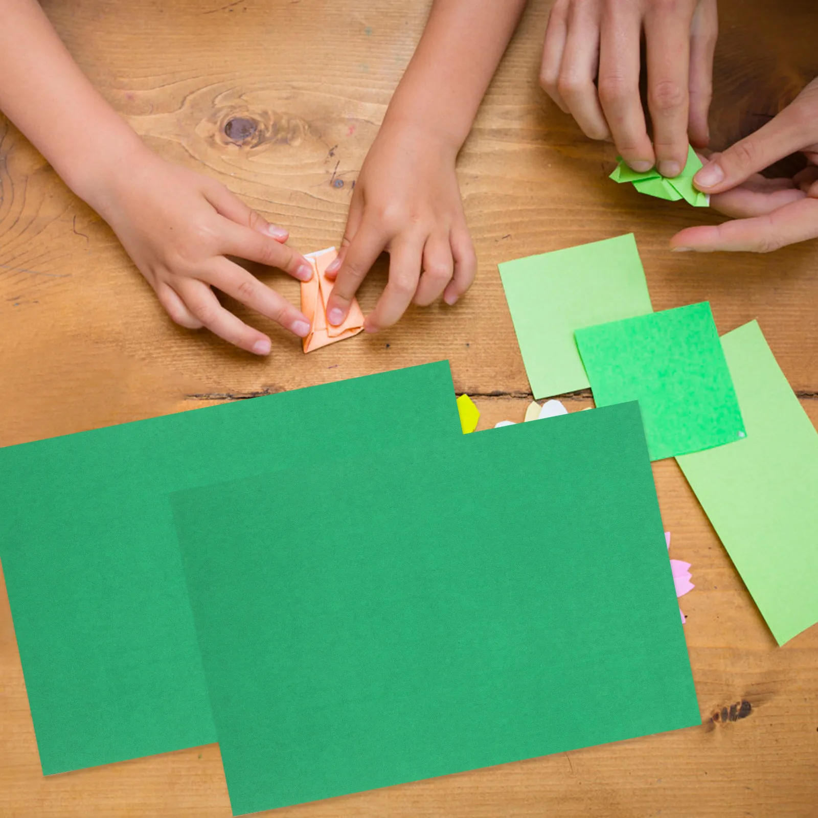 

10Pcs Green Cardstock Smooth A4 Size Paper for Card Making Scrapbooking Craft Supplies Decorative Colored Paper for DIY Projects