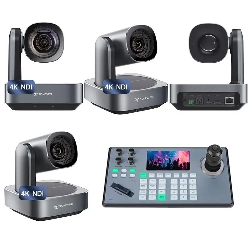 Hot Selling Ultra HD 4K PTZ Camera Bundle With Joystick Controller Video Conference System for Live Streaming Video Conference