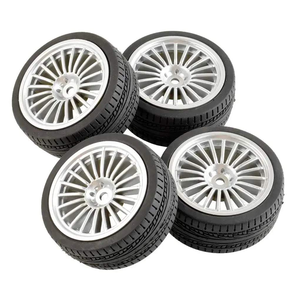 

64mm 1/10 RC Racing Car Tires On Road Touring Drift Car Tyre Wheel for Tamiya TT01 TT02 XV01 TA06 PTG-2 HPI WR8 Kyosho HSP