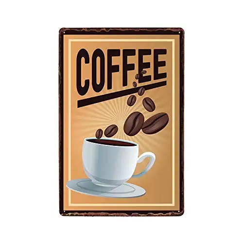 

Coffee Latte Macchiato Theme Metal Retro Vintage Cafe Bar Pub Wall Plaque Plate Home Decor 8x12 Inch Metal Tin Sign aasd-42