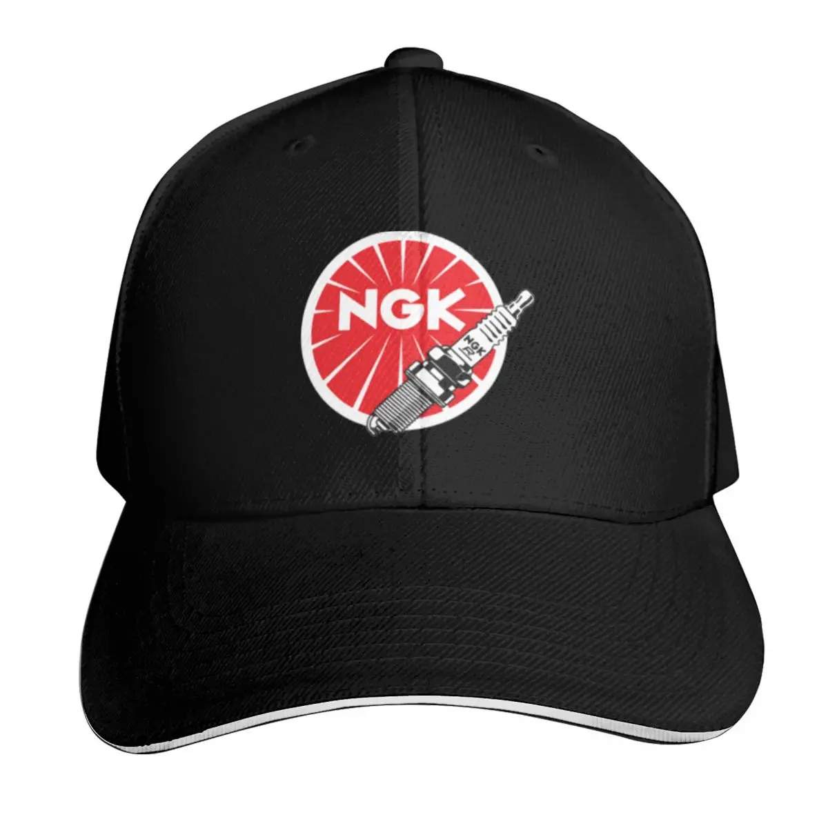 

JDM Spark Plugs, NGK Racing Baseball Cap Sunscreen Beach Bag hiking hat Golf Wear Golf Men Women's
