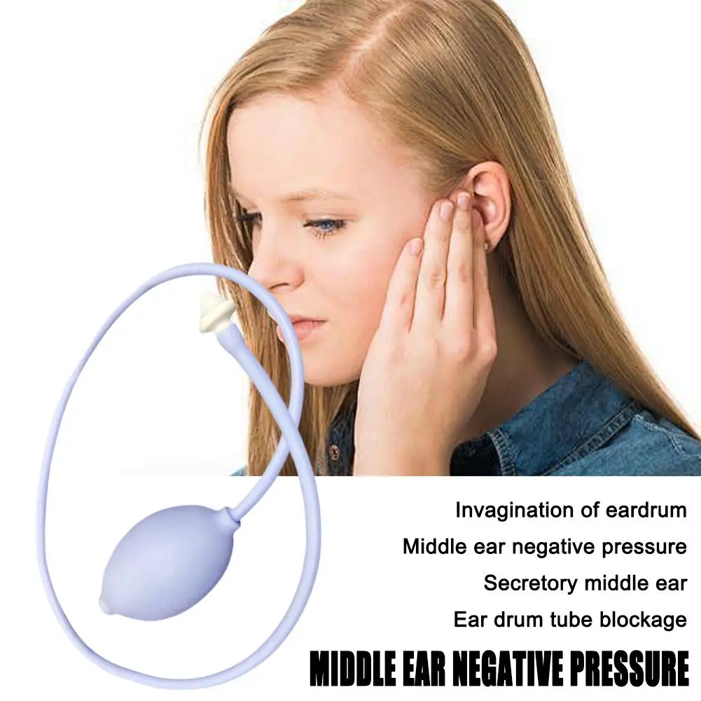 Ear Pressure Reliever Purple Eustachian Tube Unblocker Health Pressure Relieve Care Earache Ear Tinnitus Balancing to Ear E7M4