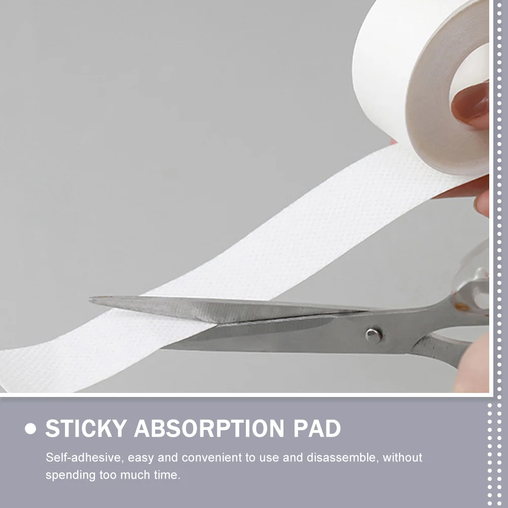 6 Rolls Collar Sticker Sweat Absorbing Sheets Absorption Pad Accessory Protectors Small Non-woven Fabric