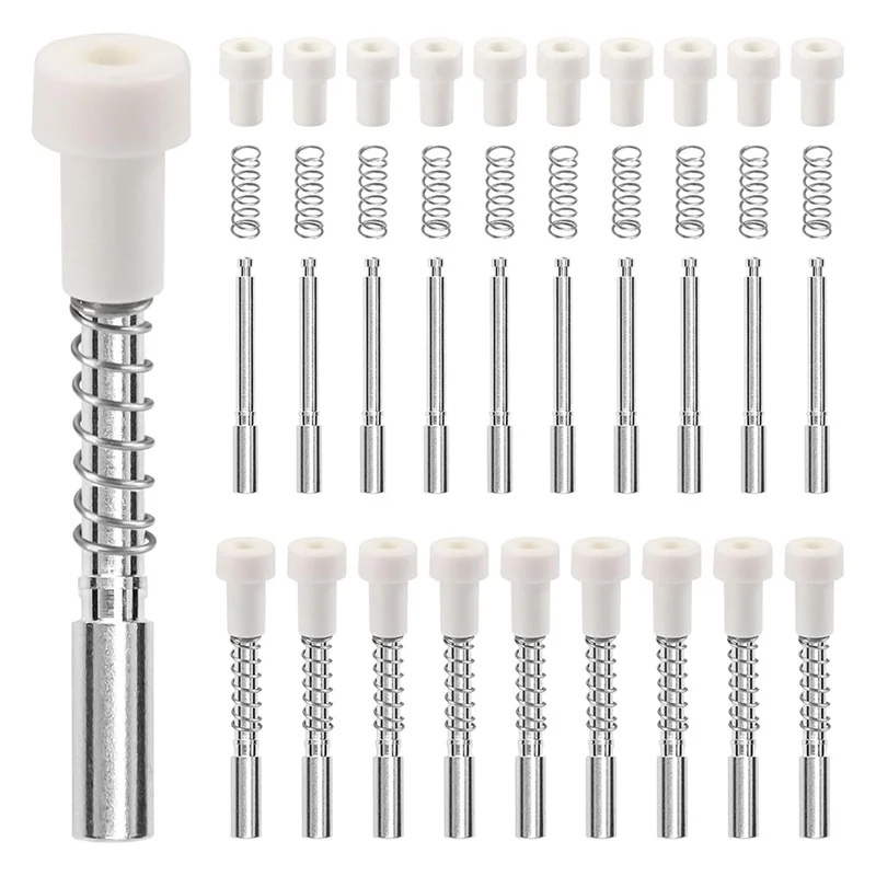 ABZV-Window Screen Replacement Plunger Pin Set 5/32 X 1-1/2 Inch-30Pack Window Screen Plunger Latch Set For 3/4" Screen Frames
