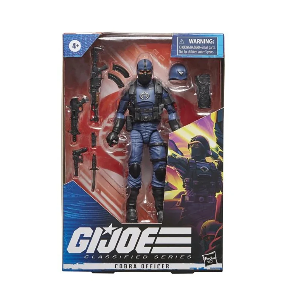 In Stock Original Hasbro G.i. Joe Classified Series #37 Cobra Officer 6 Inch Action Figures Model Toys Gifts For fans Boys