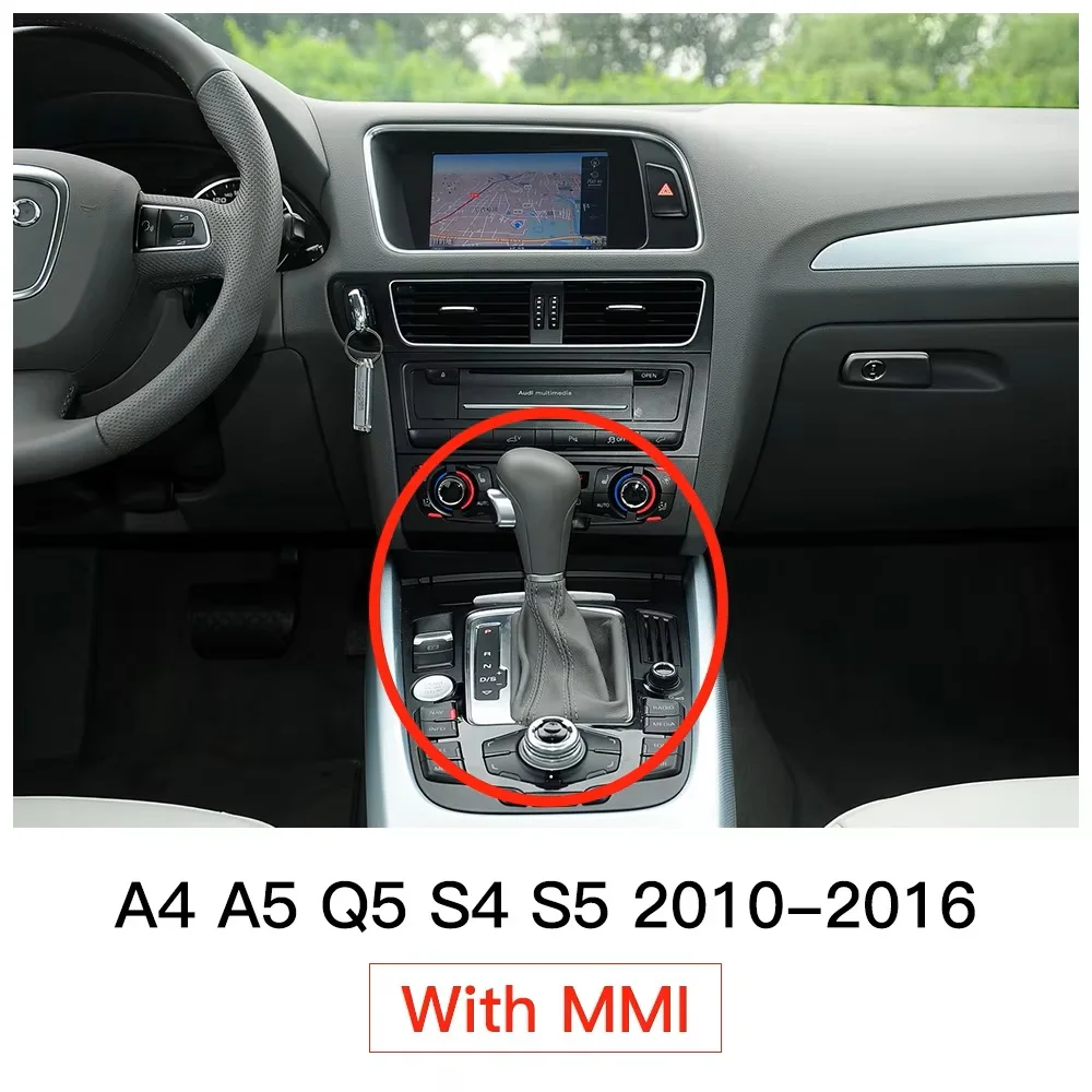 Draadloze CarPlay Android Auto Voor Audi A4 Q5 B8 A5 2010-2016 met MMI 3G met AirPlay Spiegel inkt Bluetooth GPS Navigatie - afbeelding 1
