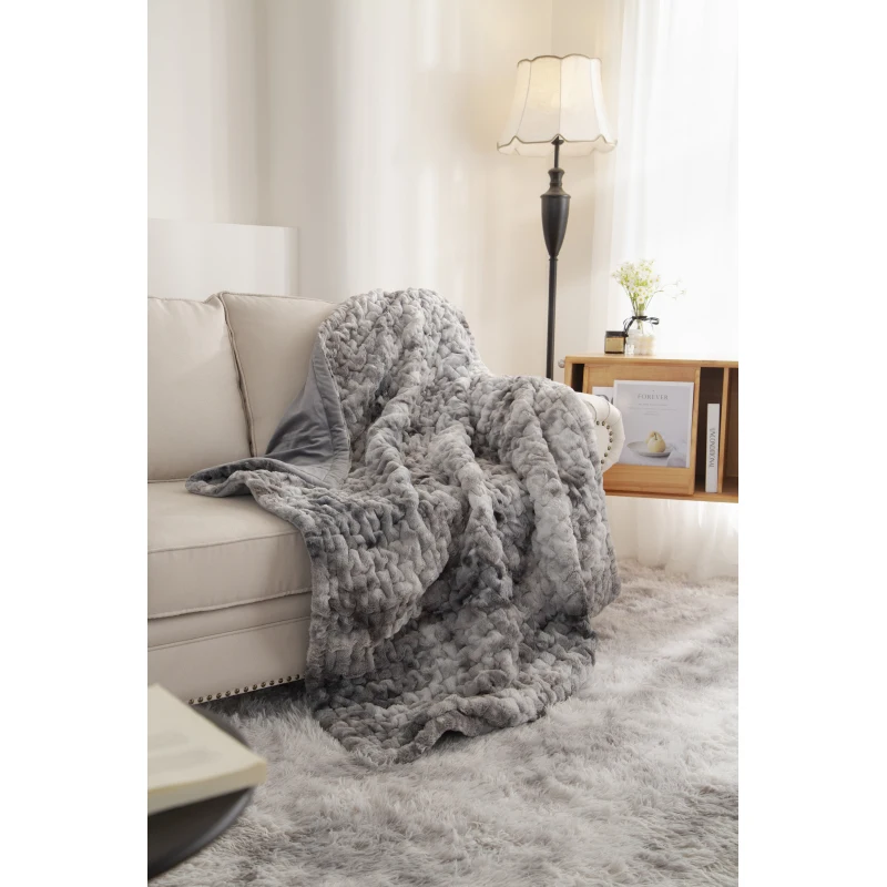 

50x60 Faux Fur Throw