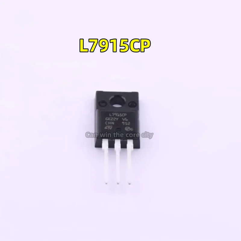 

10 pieces New original L7915CP L7915 7915 TO-220F direct plug negative voltage linear voltage regulator