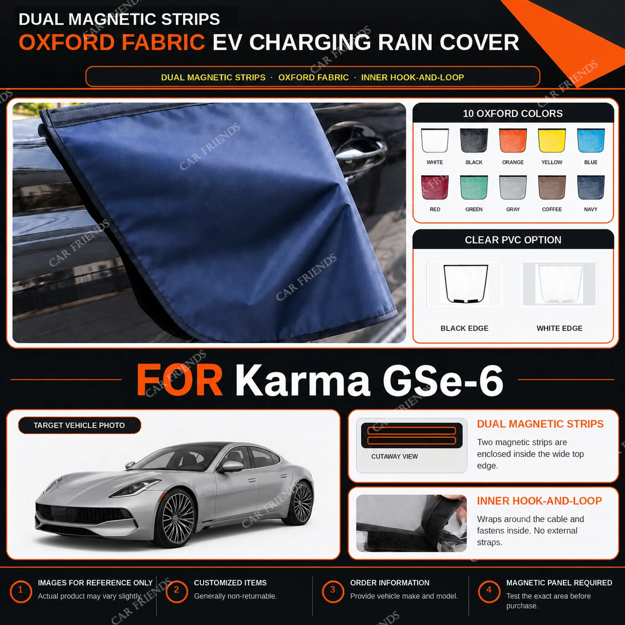 capa-de-chuva-para-porta-de-carregamento-de-veiculos-eletricos-karma-gse-6-em-tecido-oxford-com-tiras-magneticas-duplas-e-repelente-a-Agua