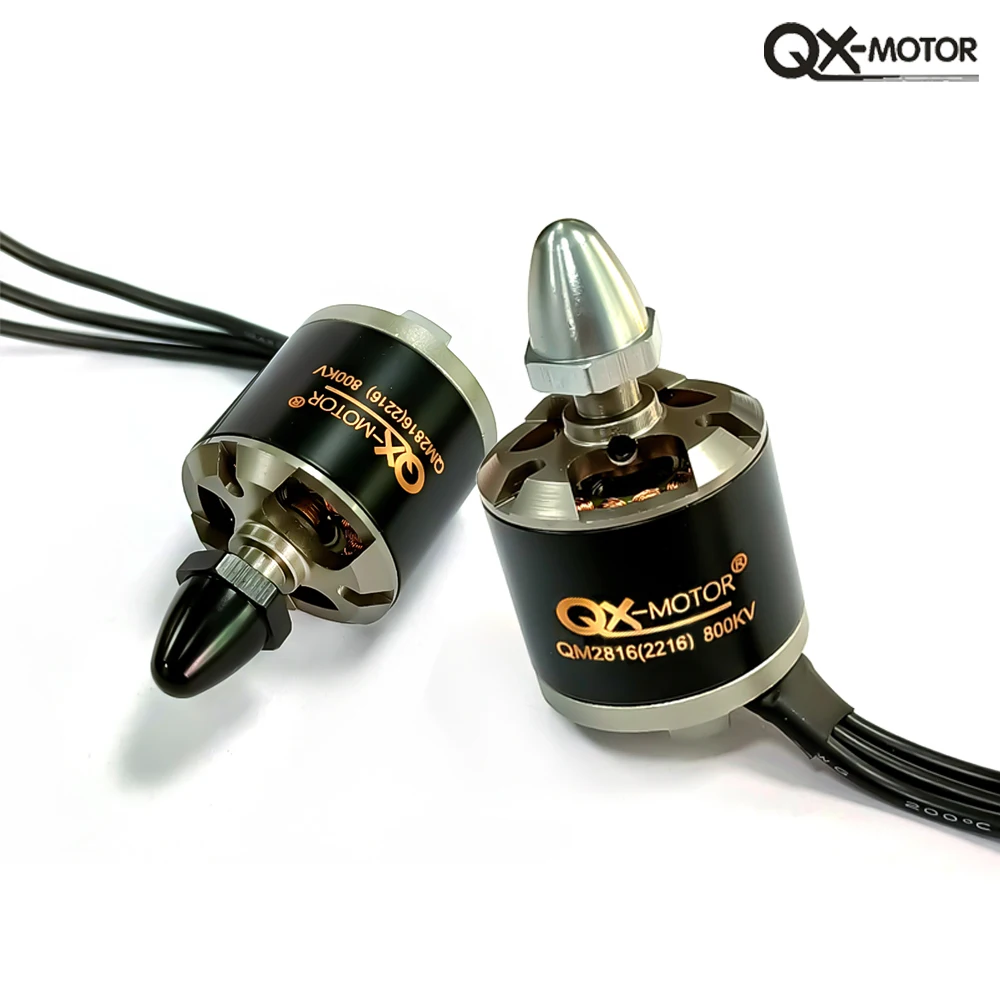 QX-MOTOR QM2816 2216 silnik bezszczotkowy 800KV 1100KV CW CCW do modelu samolotu zdalnie sterowane części do zabawek