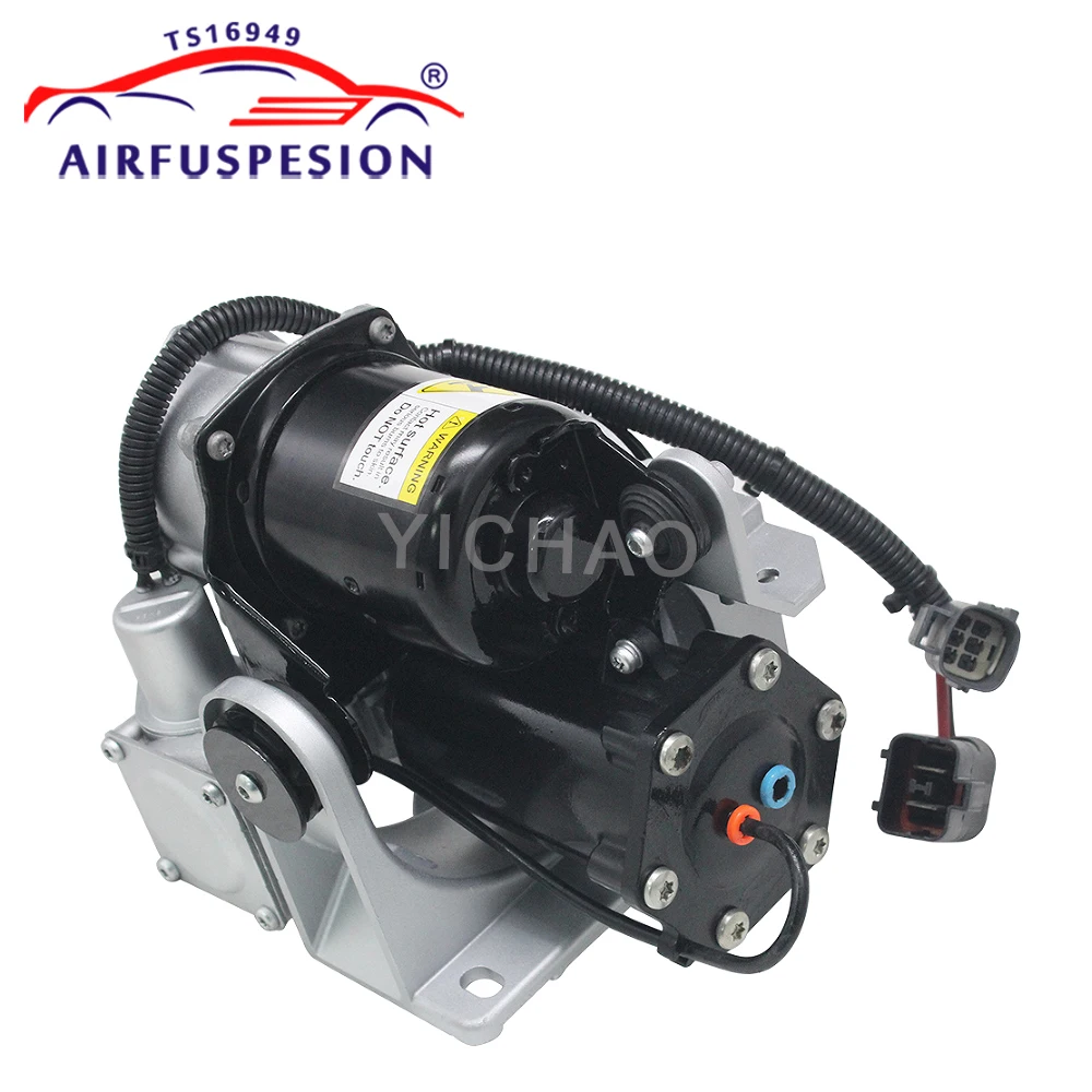 For Land Rover Range Rover Sport Discovery 3 4 LR3 LR4 2005-2013 Air Suspension Compressor Pump with Bracket LR023964 LR045444