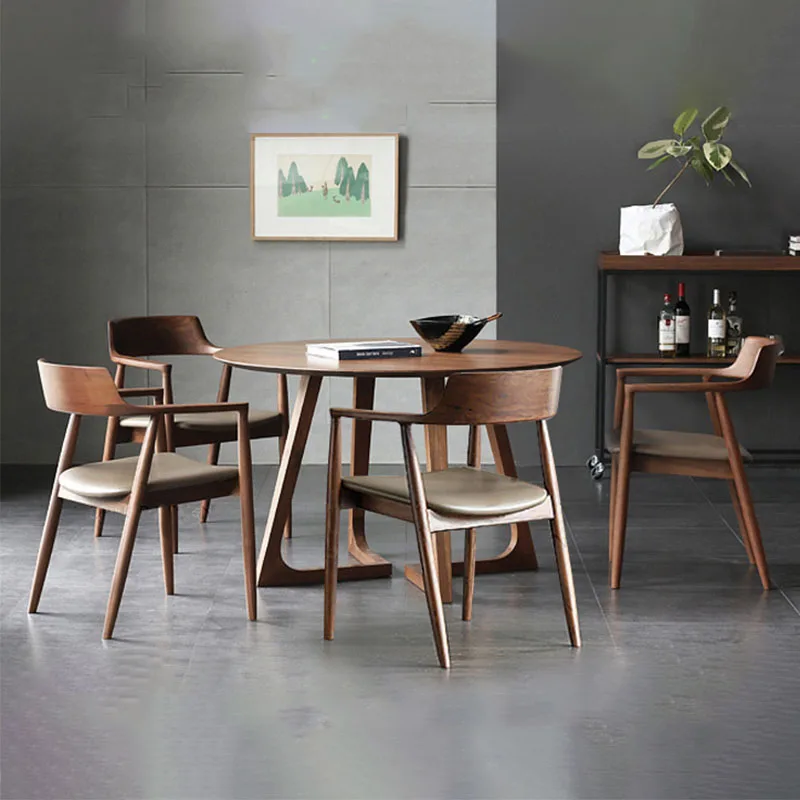 Wood Chairs Dining Table Mid Century Side Extending Corner Living Room Dining Table Coffee Mesas De Comedor Salon Furniture