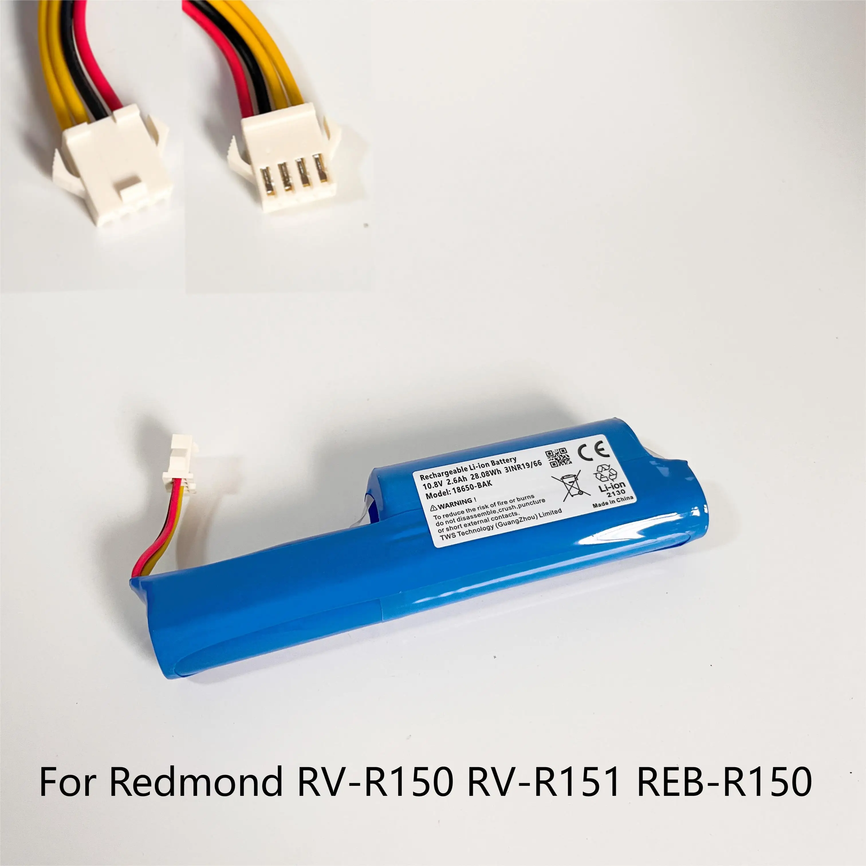 

Li-Ion Battery Pack For Redmond RV-R150 RV-R151 REB-R150 Vacuum Robot 10.8V 2600mAh BL3S1P