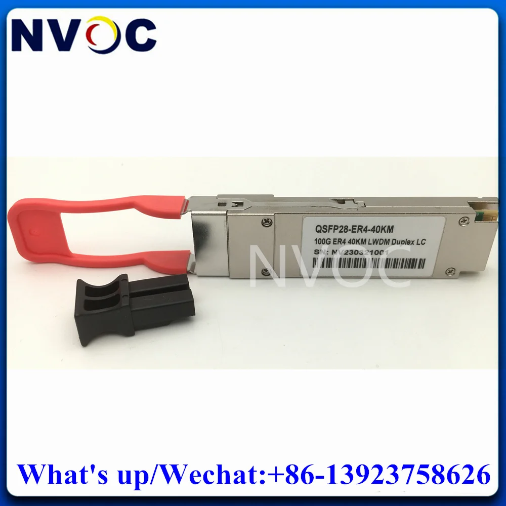 

100G 1310nm ER4 40KM QSFP28 Module,100GBASE-ER4-CWDM4 EML+APD Duplex LC Single Mode(SMF) Optic Transceiver