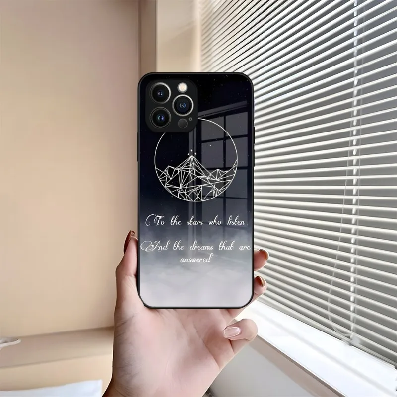 A Court Of Mist And Fury Sarah J Maas Phone Case Tempered Glass For IPhone 14 12 13 11 Pro XS Max Plus Mini X XR 8 7 6s SE2020