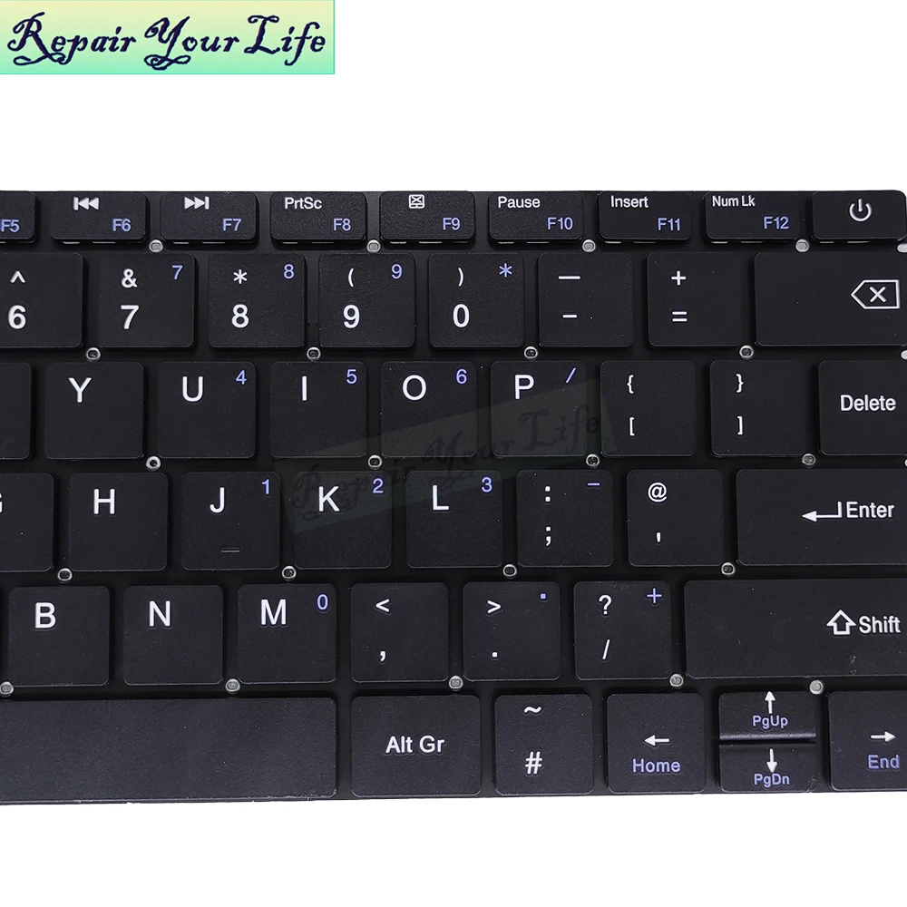 UK English Keyboard for GEO Computers GeoBook 1E 11.6 Laptop Keyboard United Kingdom Euro MB2751004 YXT-NB93-119 PRIDE-K3919