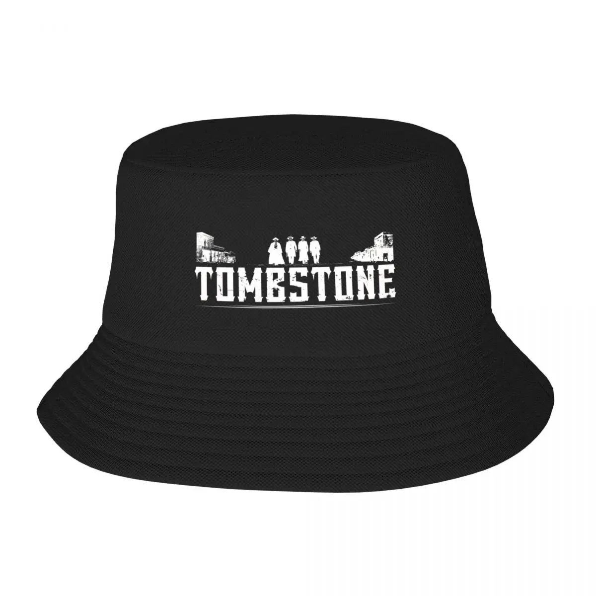 TOMBSTONE WHITE Bucket Hat Horse Hat Military Tactical Cap Women's Golf Clothing Men's