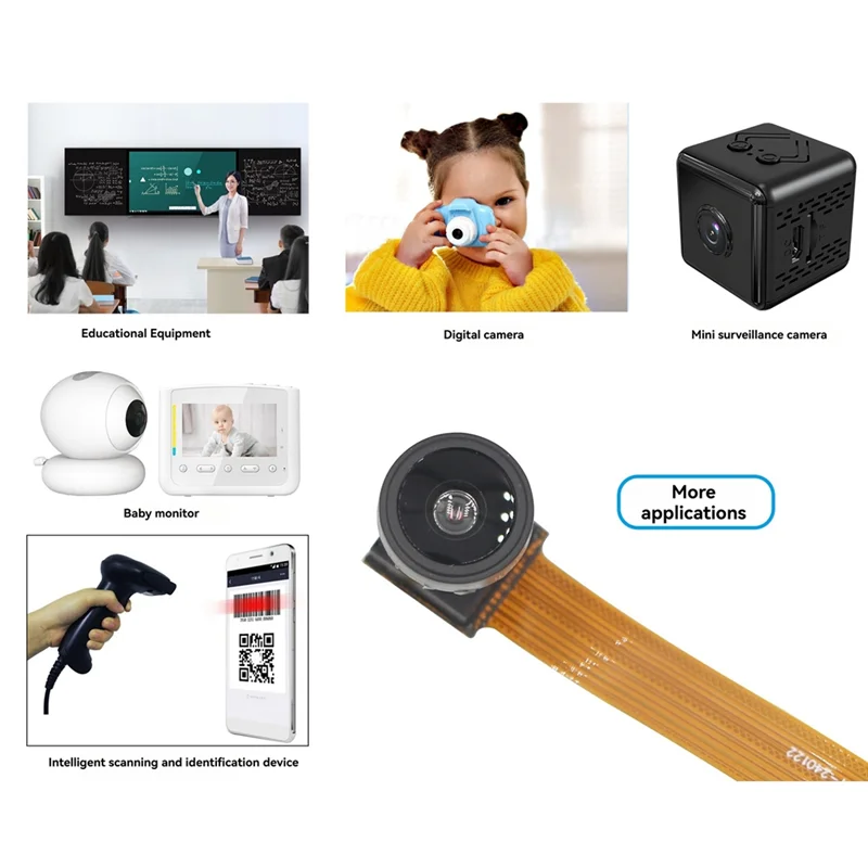 A47F-3Pcs OV2640 وحدة الكاميرا لوحدة كاميرا ESP32 كام 2MP 160 درجة DVP واجهة 24PIN وحدة عدسة الكاميرا #5