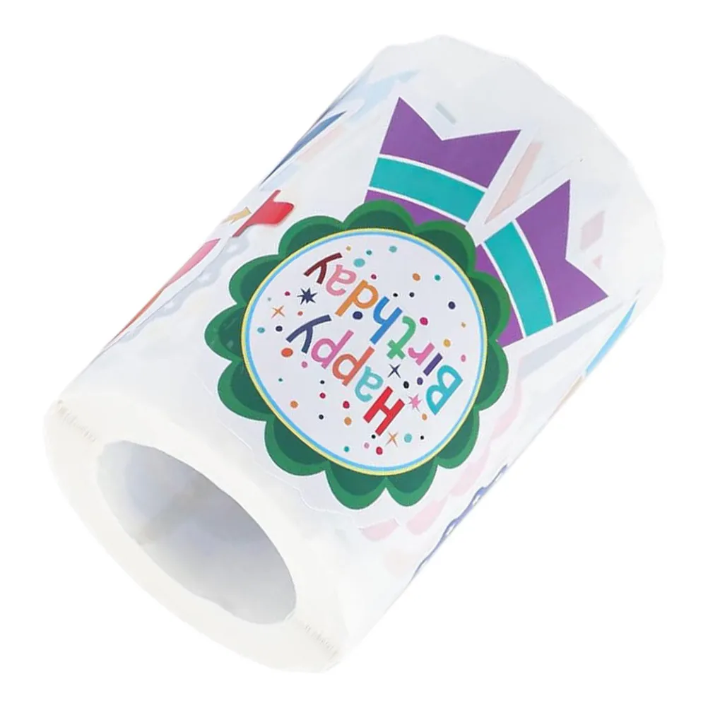 

200Pcs Birthday Badge Stickers It's My Birthday Stickers Self-Adhesive Party Favor Tags Scrapbooking Cards Labels