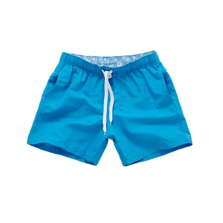 Men\'s Swim Shorts Cool Summer Fashion Sexy Beach Shorts Colorful Solid Color Swimming Trunks Comfortable Quick Dry