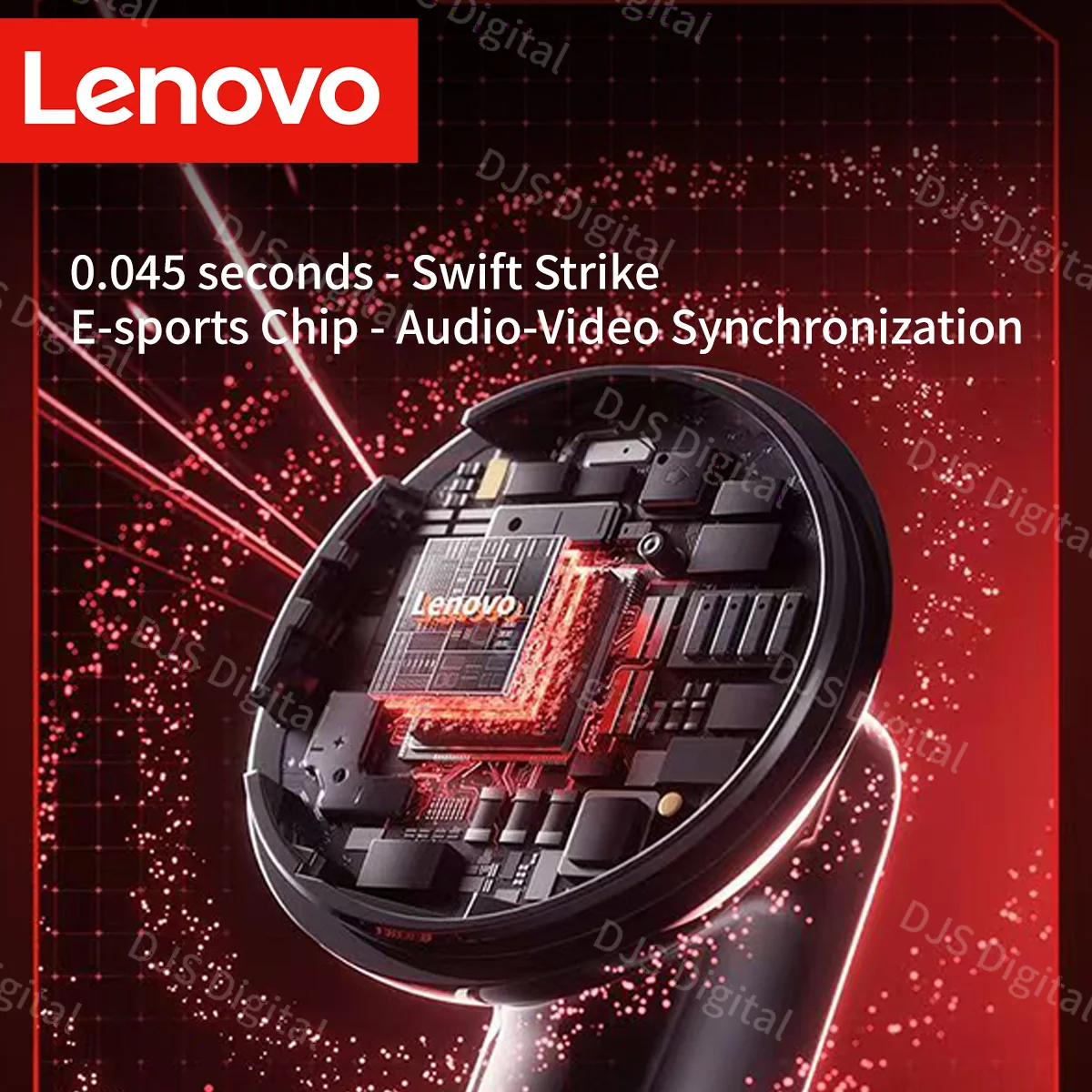 Lenovo New  EA189 Bluetooth 6.0 True Wireless Earbuds ENC In-Ear Buds Earphones Low Latency Headphones for Gaming Long Endurance image 4