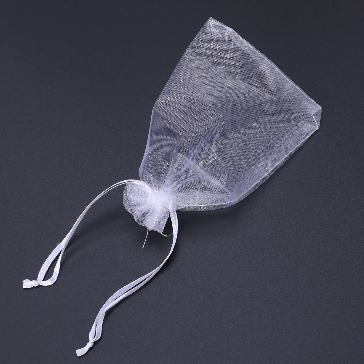 

100 pcs Wedding Sugar Gauze Bags Organza Drawstring Pouches Gift Birthday Candy Storage Craft Project Durable Stretchy