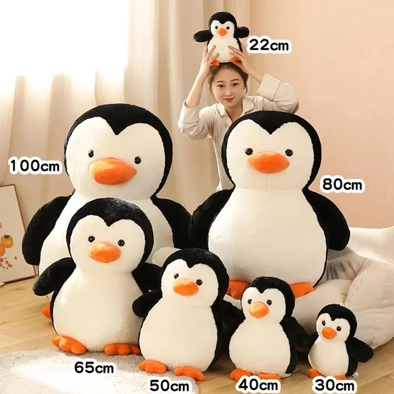 22-50cm Kawaii Huggable Soft Penguin Plush Toys for Children Stuffed Toys Baby Doll Kids Toy Birthday Gift For Children Girls